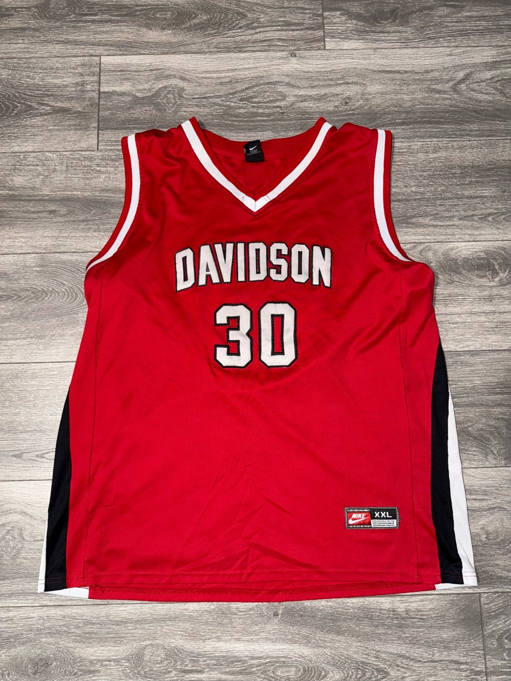 Nike Steph Curry Red Davidson #30 Basketball Jersey